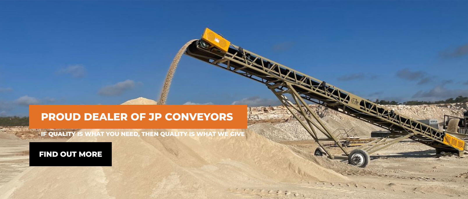 Proud Dealer of JP Conveyors